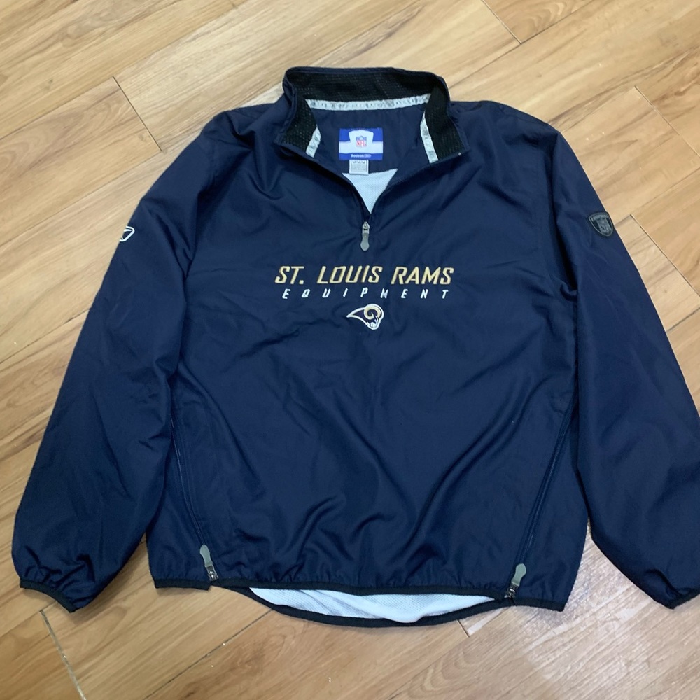 This is a vintage saint Louis rams windbreaker